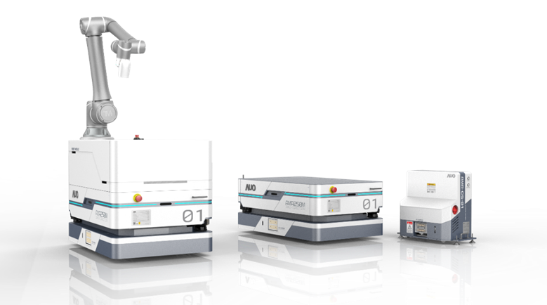 vinbet浩博數位開發的自主式移動機器人（AMR250M），搭配全向輪並結合AI演算法、2D LiDAR、3D攝影機等技術，協助客戶實現產線全自動化